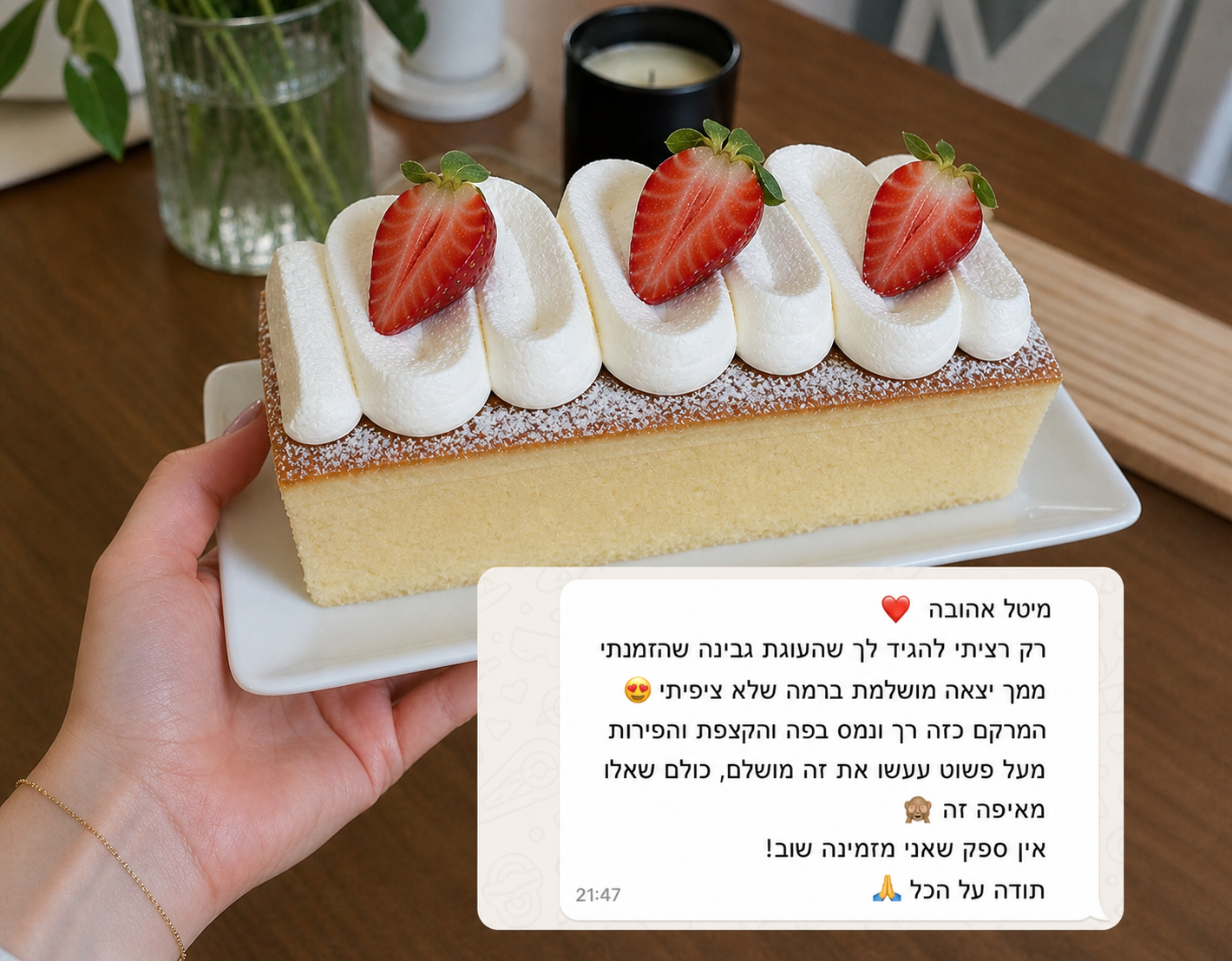 המלצה מלקוחה